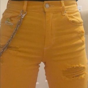 Yellow jeans